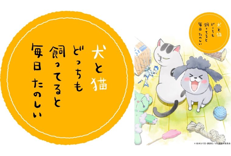 年 アニメ 犬と猫どっちも飼ってると毎日たのしい のおすすめ配信サイトは にじらぶ